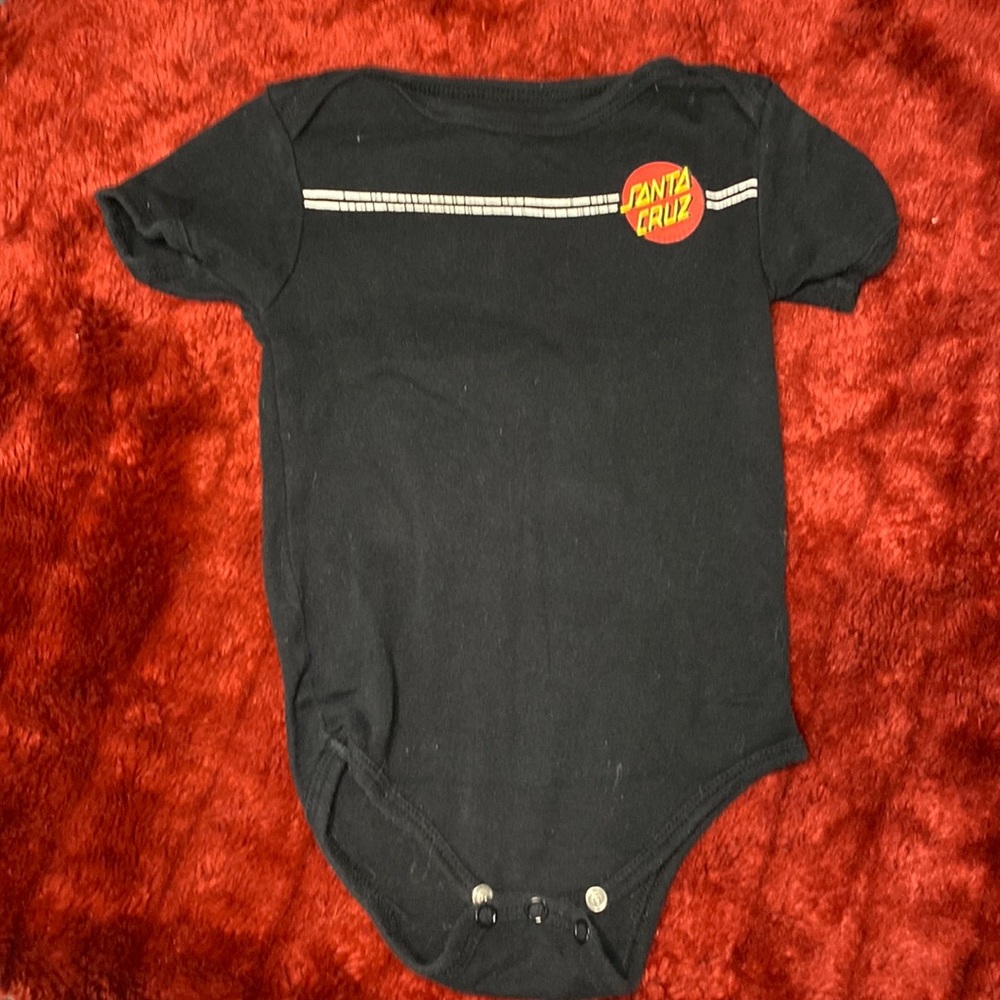 Santa Cruz baby onesie